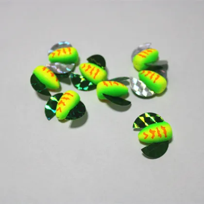EPS Foam Spin-N-Glo Mylar Winged Spinners for Surf Fishing