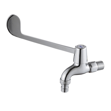 Wholesale Brass Medical Faucet with Long Handle F Shape for Hospitals
