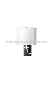 Wilson and fisher patio furniture wall lamps with fabric lampshade for inn motel living room furniture
