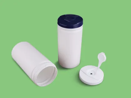 HDPE Plastic Wet Wipe Tissue Canister Container