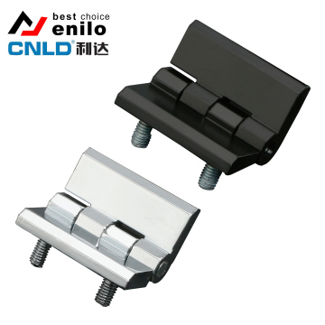 180 Degree Zinc Alloy Industrial Door Black Butt Hinge for CL012-3A Electrical Box Control Cabinet Panel
