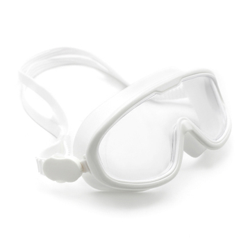 Adult HD Anti-Fog UV Protective Large Frame Glass Single Lens Silicone Swim Goggles