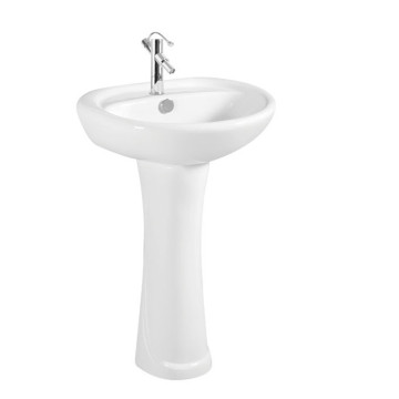 Chińskie dostawca minimalistyczny biały ceramiczny zlew łazienkowy