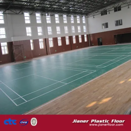 sports surface PVC flooring for badminton special floor