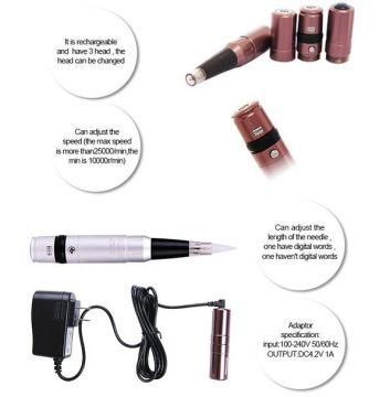 Permanent Makeup Pen Rechargeable Design ,magic Tattoo Machine Tattoo Machine