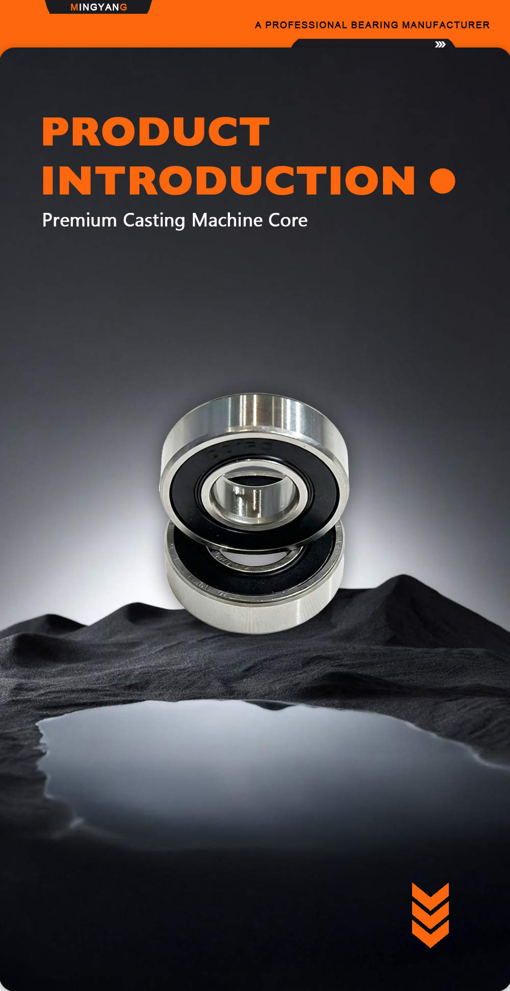 6001‑2RS Rubber Sealed Deep Groove Ball Bearing X