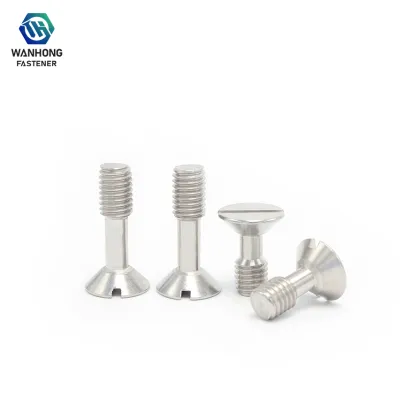 Semi-Threaded Slotted Countersunk Screws 1 Inch