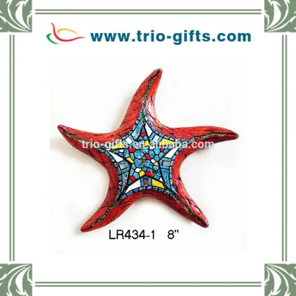 Polyresin sea star customized wall plaques