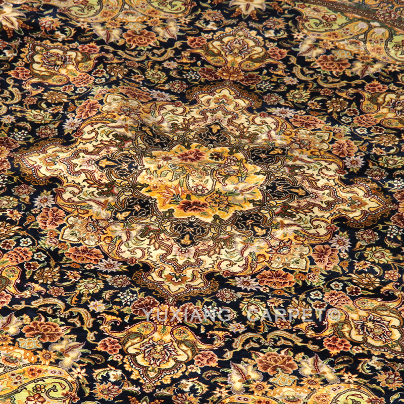 persian style genuine antique carpets silk handknotted turkish oriental rugs