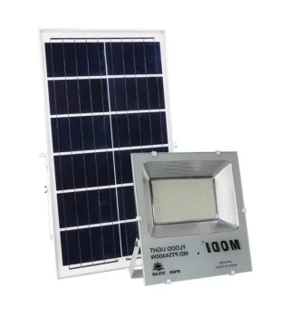 Solar Floodlight with Light Sensing