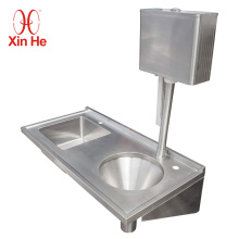 stainless steel sluice hopper sink in Lab