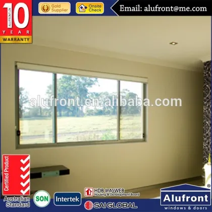 sound proof aluminum sliding window with touch lock