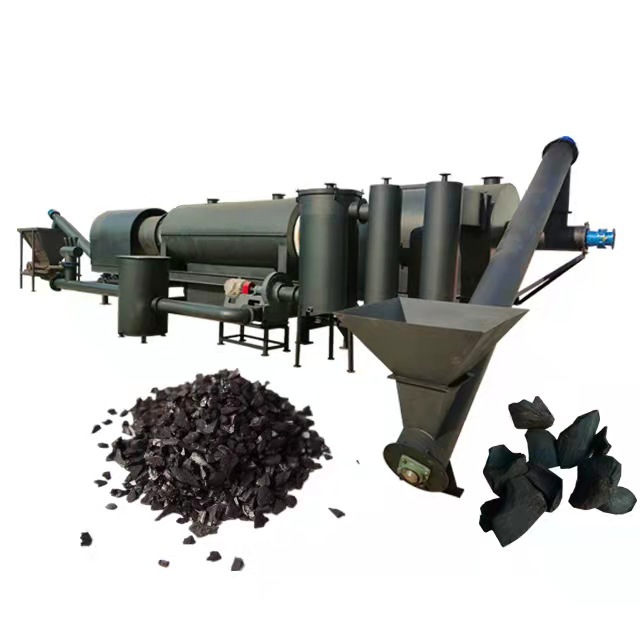 Intelligent Bamboo Chip Particle Carbonization Equipment for High Temperature Continuous Shell Carbonization Furnace
