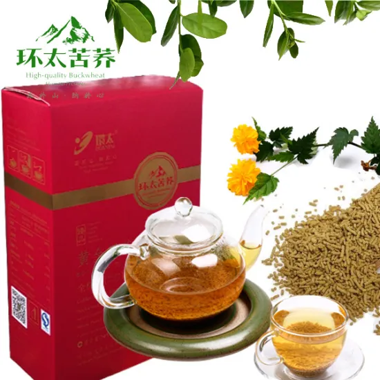126g whole plant golden quality black tartary buckwheat tea---tea