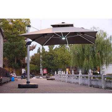 Classic outdoor Roman umbrella