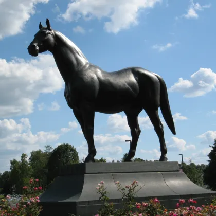 High quality miniatary bronze lexington horse statues