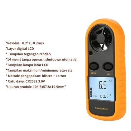 High Precision Wind Speed Flow Temperature Hot Wire Anemometer - Wholesale Digital Anemometer