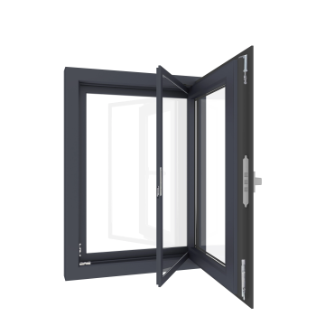 Hurricane Impact Windows: Thermal Break Double-Toughened Glass Aluminum Casement