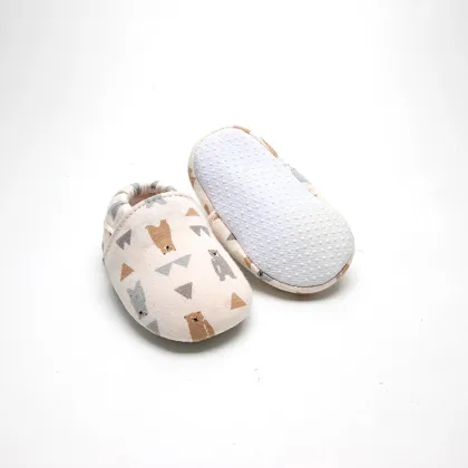 Cotton Animal Print Baby Casual Shoes