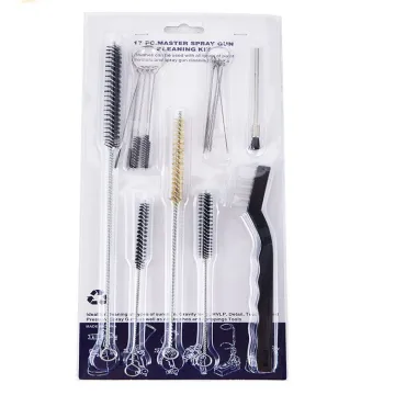 17PCS Nylon Brush & Spray Gun Cleaning Set - Wholesale Maintenance Brushes