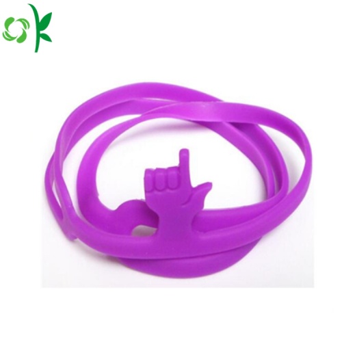 High Quality Hand Shape Silicone Bookmark