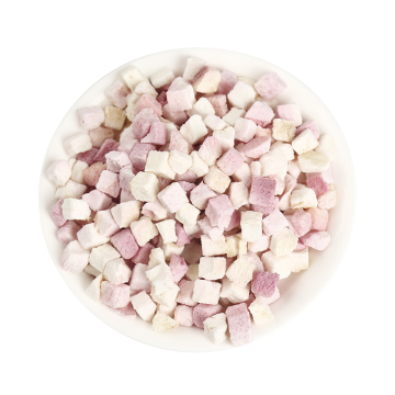 Wholesale Unsweetened Freeze-Dried Peach Dices for Tea Drinks