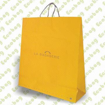 Paper Shopping Bag, Pass FSC Certification, Customized Designs are Accepted