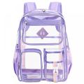 WYCY Clear Backpack Heavy Duty PVC Transparent Bag Girl