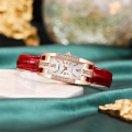 नई आगमन लक्जरी हीरे क्वार्ट्ज महिलाओं के लिए घड़ियाँ