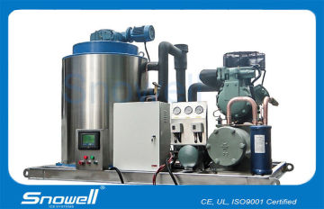 2tons/day Snowell New Design Fish Ice Machine For Fishing , Ice Maker Machine