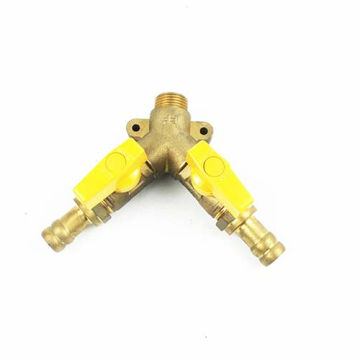 High Quality Copper Gas Valve with V-Shaped Copper Pagoda Iron Handle: Premium Home Appliance Accessory