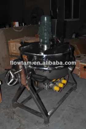 stainless steel steam jacket brew kettle