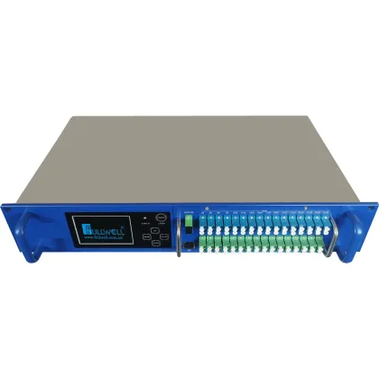 Popular 32 Port 1550nm Erbium-Doped Optical Amplifier with Lumentum Pump Laser - Rear Power Supply