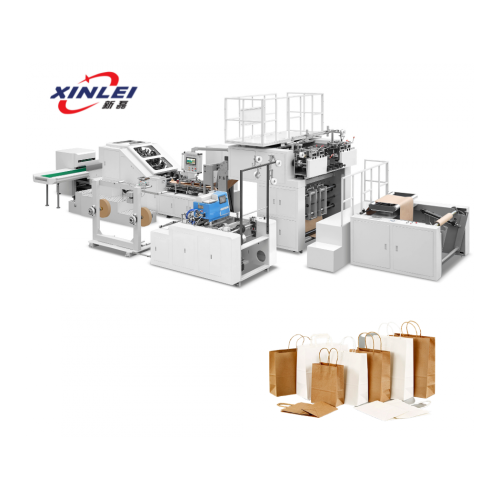 Full Automatic Sharp Double-folded Bottom Paper bag Machine