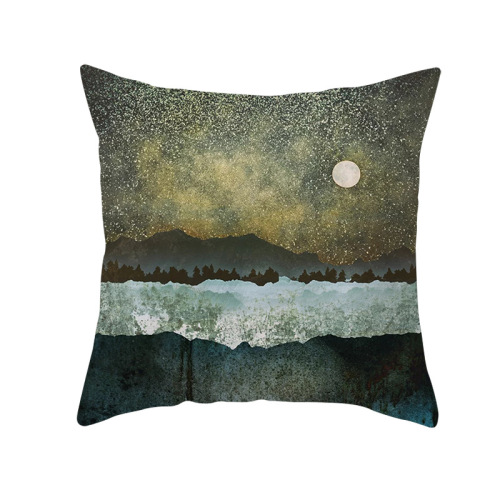 Cotton Velvet Cushion Covers Custom Design Heated Printed Pillow Case Supplier