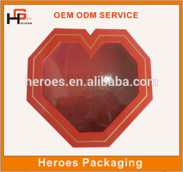 Trade Assurance 5% off paper gift box with clear pvc window in packaging boxes