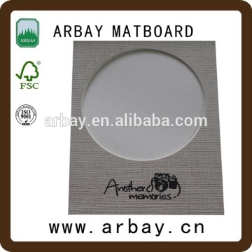 hot sale and wholesale custom photo frame matt board /acid free uncut mountboard
