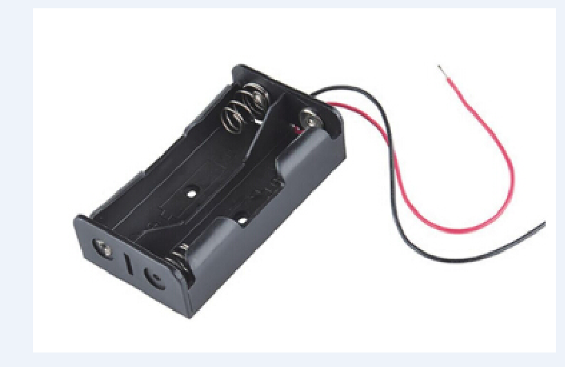 2 pièces 18650 supports de support de batterie au lithium avec fil de fil