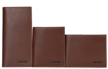 Brown Genuine Leather Wallet Bag