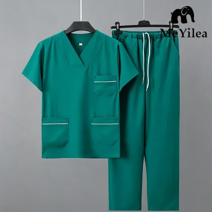 Breathable Unisex Cotton Isolation Medical Wear