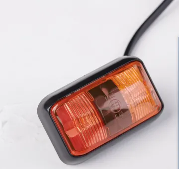 LED Side Marker Lights Front Rear Position Light Dynamic Indicator Lights for Truck Trailer Van Caravan Lorry Car
