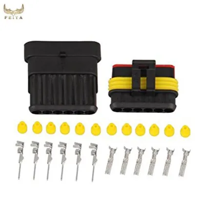 Customized Delphi PA66 Waterproof Auto Electrical Connectors