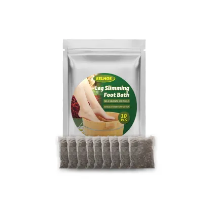 Ginger and Herbal Foot Soak for Lymphatic Drainage and Leg Slimming