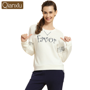 Qianxiu organic knit cotton women's sleepwear