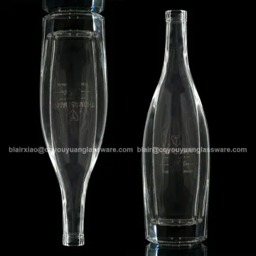 Unique Design Glass Bottle for Brandy and Spirits 700ML Brandy Bottle Glass