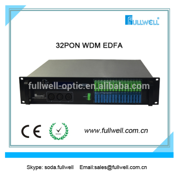 32 ports GPON EDFA1550nm optical amplifier with output 15dBm