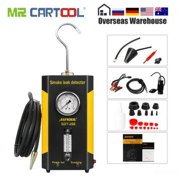 AUTOOL SDT-206 Car Smoke Leak Detector Smoke Machines Leak Locator Automotive Diagnostic Exhaust Smoke Meter Of Pipe Systems