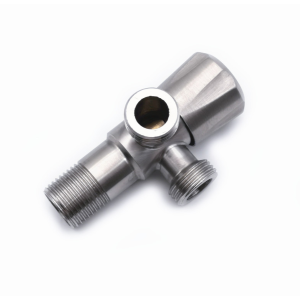 90도 스테인레스 스틸 3 방향 밸브 화장실 온수기 용 냉수 입구 각도 밸브