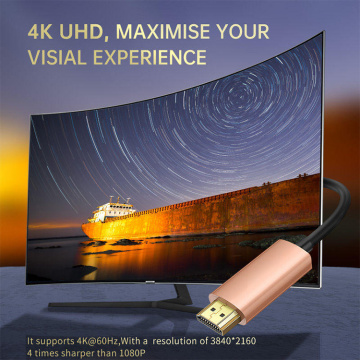5m fibra óptica 18 Gbps 4K 60Hz Cable HDMI