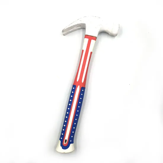 Professional steel material head american handle claw hammer